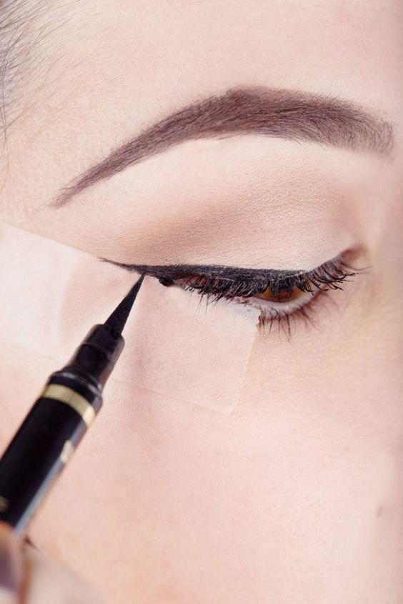 Master liquid eyeliner.