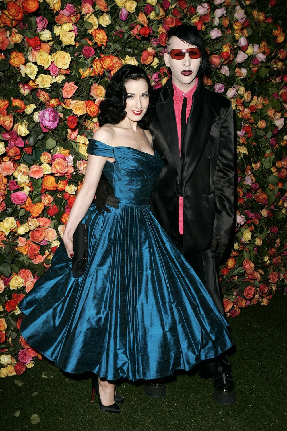 Dita Von Teese and Marilyn Manson Dita Von Teese and Marilyn Manson