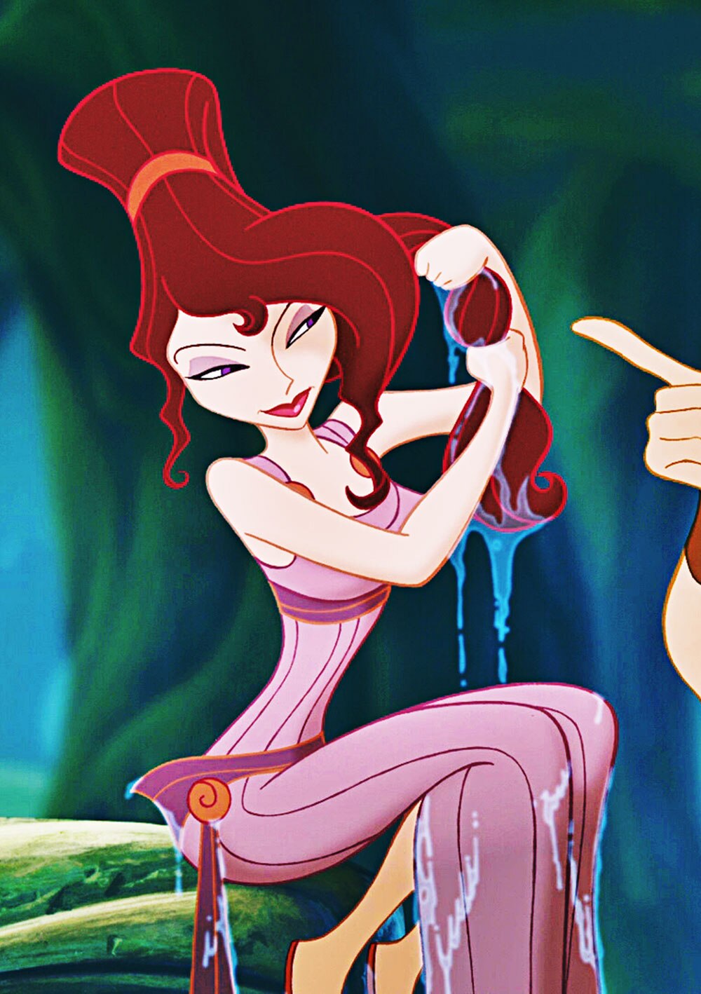 Meg's Lavender Column Dress, <i>Hercules</i>