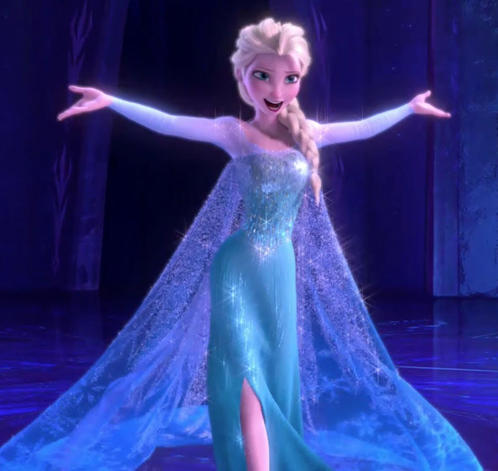 Elsa's Ice Castle Dress, <i>Frozen<i>