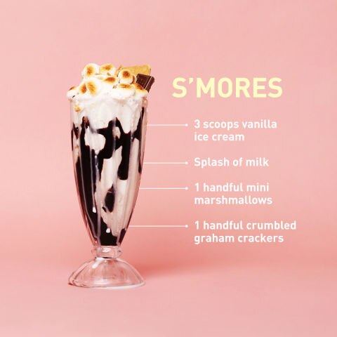S'mores Milkshake S'mores Milkshake
