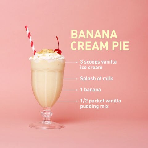 Banana Cream Pie Milkshake Banana Cream Pie Milkshake