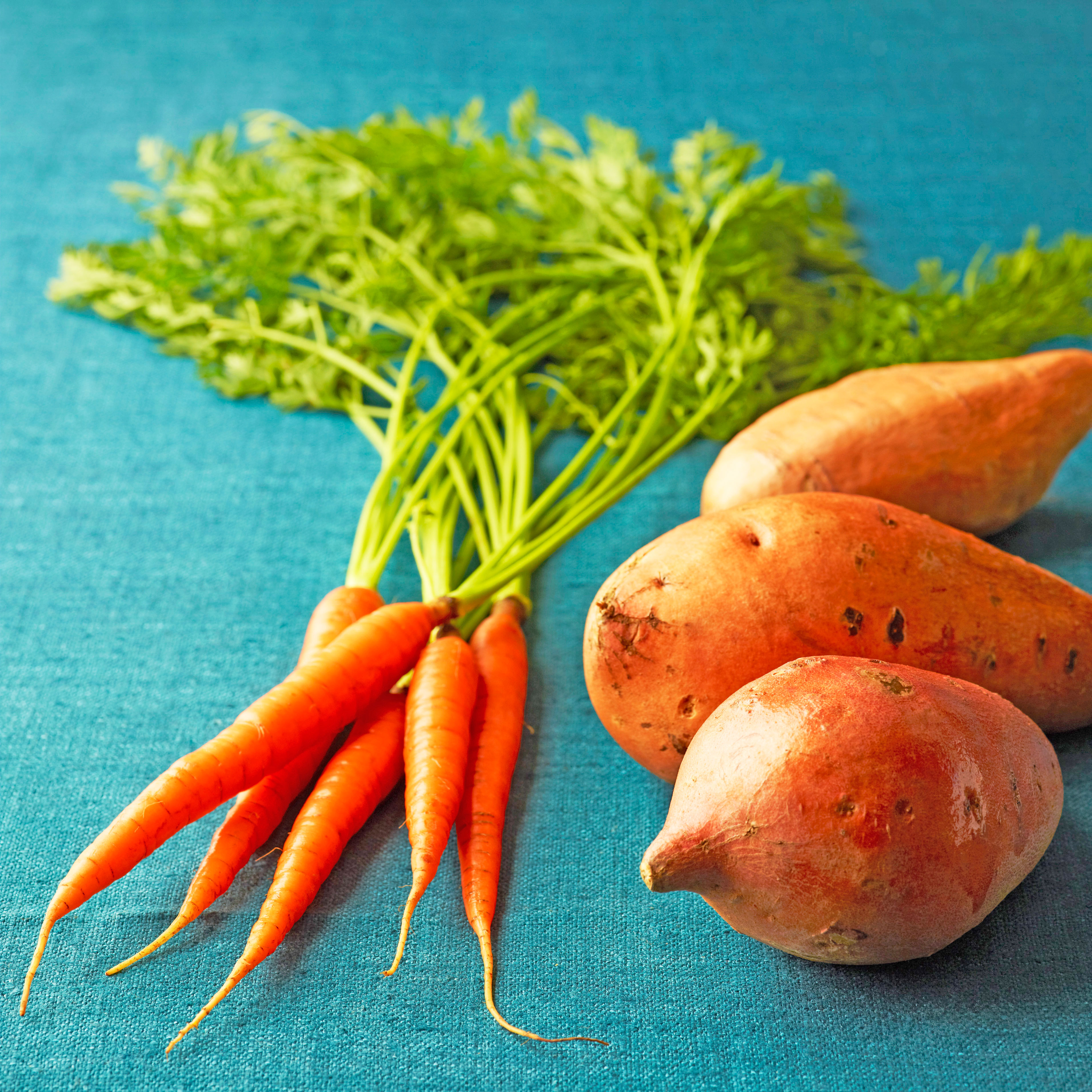 Carrots and Sweet Potatoes