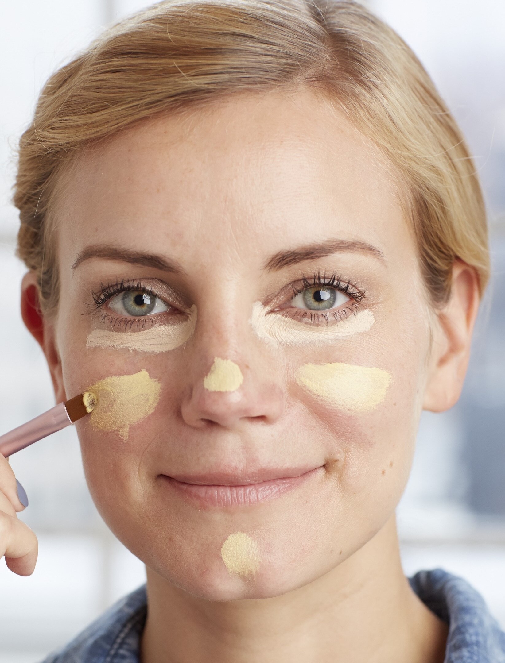 Start with two concealers