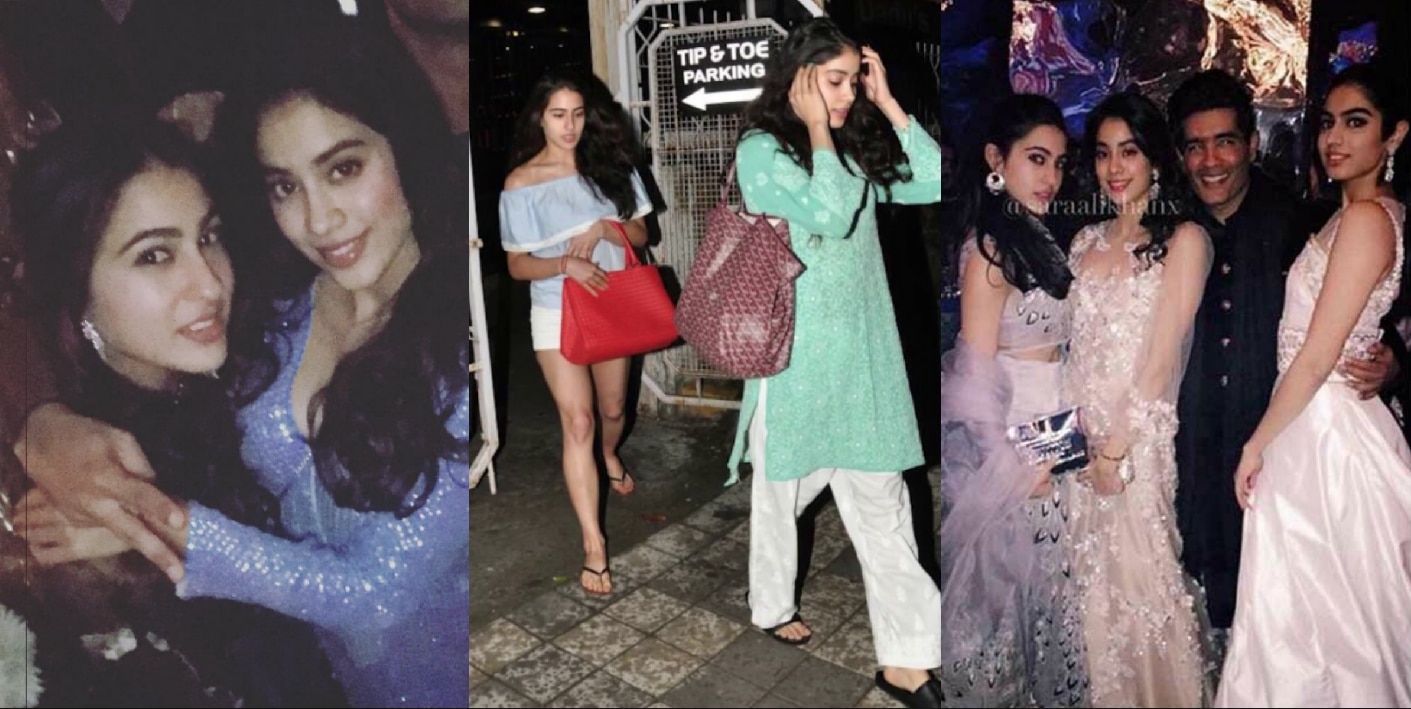 9 Rare and Unseen Pictures of Sara Ali Khan and Jhanvi Kapoor Partying Together