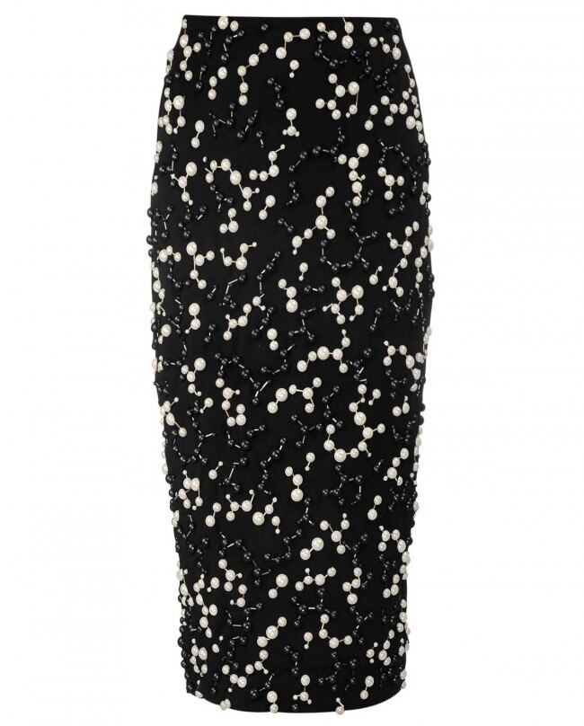  Black Skirt With bead embellishment , Anand Bhushan, INR 34,450