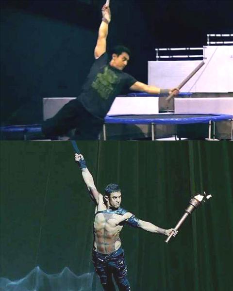 Aamir Khan trying to get it perfect
