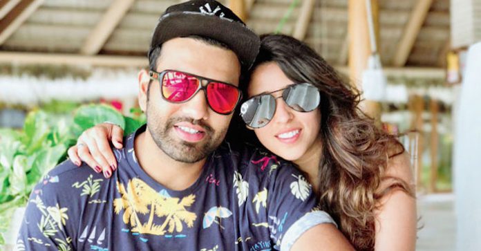 Rohita Sharma and Ritika Sajdeh