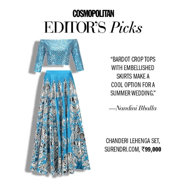 CHANDERI LEHENGA SET