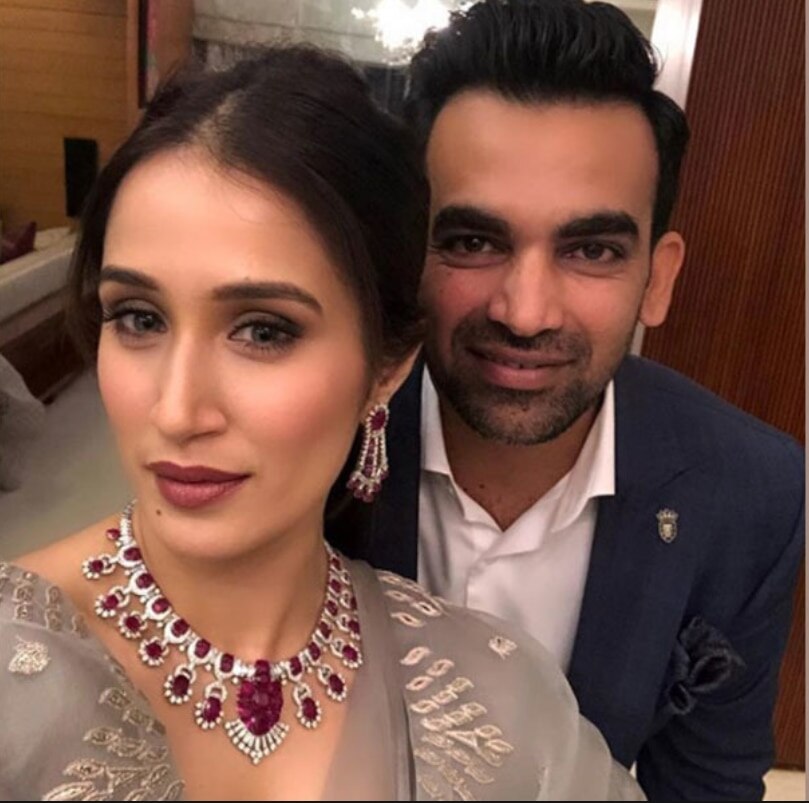 Zaheer Khan and Sagarika Ghatge