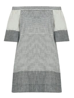 Striped Robbie Dress, Shift by Nimish Shah