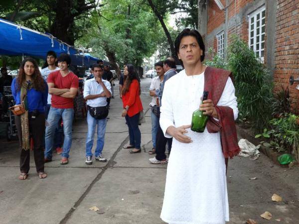 SRK from the set of Devdas