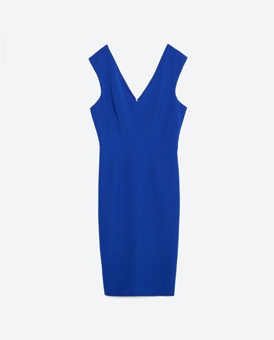 blue tube dress zara The Zara Tube Dress