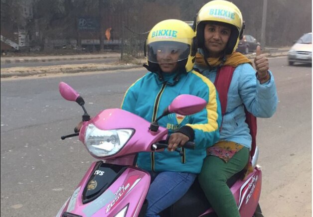 Gurgaon Launches First Of Its Kind Bike Taxi Service For Women, by Women!