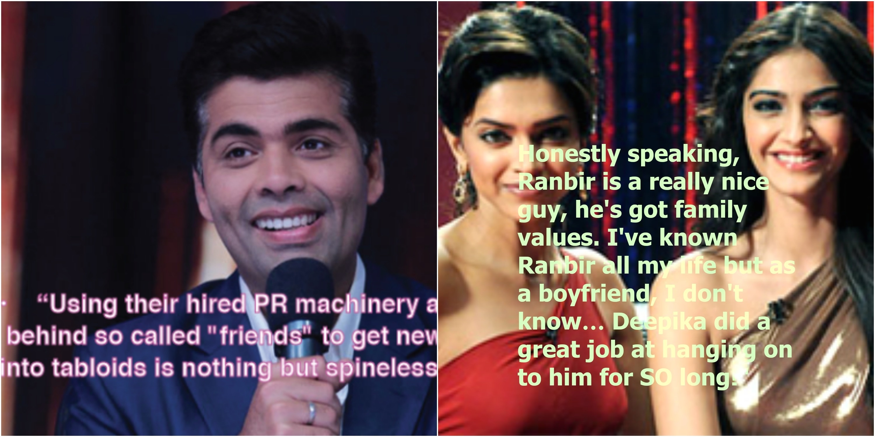 10 Times Bollywood Celebs Said Mean Stuff About Other Celebs 