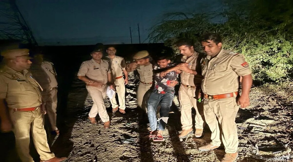 नोएडा के नॉलेज पार्क में पुलिस और बदमाश के बीच जबरदस्त मुठभेड़, कुशीनगर के शातिर लुटेरे के पैर में लगी गोली एक बदमाश गिरफ़्तार
