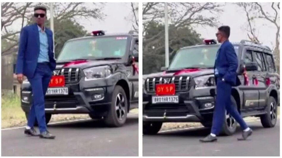 Reel बनाने के लिए फर्जी Dy SP लिखी गाड़ी के साथ बनाई VIDEO, वायरल होते ही पीछे पड़ी पुलिस Reel बनाने के लिए फर्जी Dy SP लिखी गाड़ी के साथ बनाई VIDEO, वायरल होते ही पीछे पड़ी पुलिस