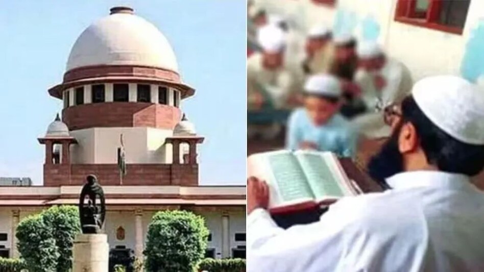 यूपी में 17 लाख मदरसा छात्रों को राहत, मदरसा एक्ट रद्द करने के फैसले पर सुप्रीम कोर्ट ने लगाई रोक, जानिए क्या है ये मामला? यूपी में 17 लाख मदरसा छात्रों को राहत, मदरसा एक्ट रद्द करने के फैसले पर सुप्रीम कोर्ट ने लगाई रोक, ...