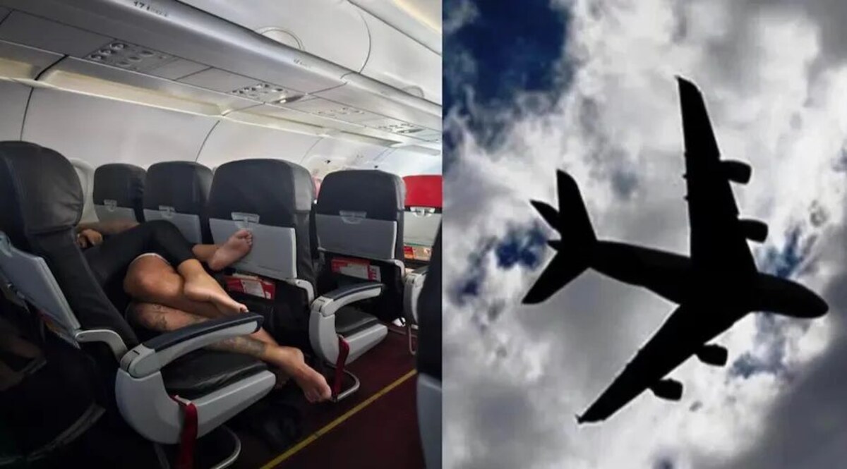 Romantic Couple Viral: उड़ता रोमांस, फ्लाइट में दिखे Love Making कपल, लोगों ने निकाली भड़ास फ्लाइट में कपल की वायरल तस्वीर