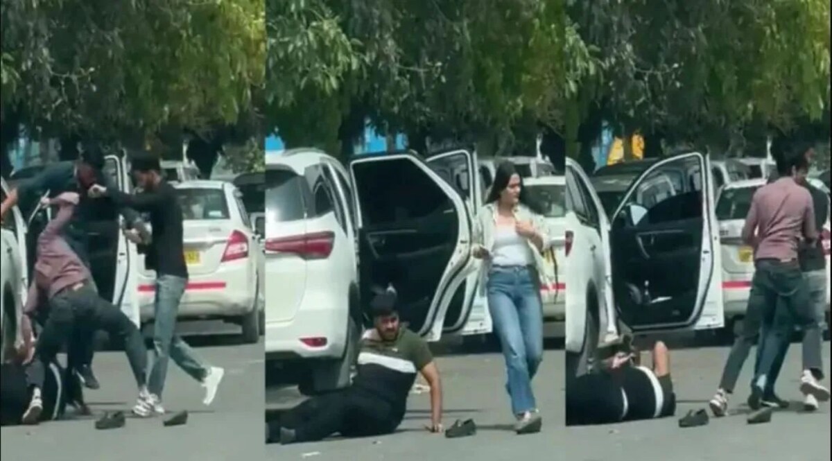 नोएडा में एमिटी यूनिवर्सिटी के छात्रों की गुंडागर्दी, कार में बैठे छात्र को घसीटा, सड़क पर गिराकर पीटा Crime Tak