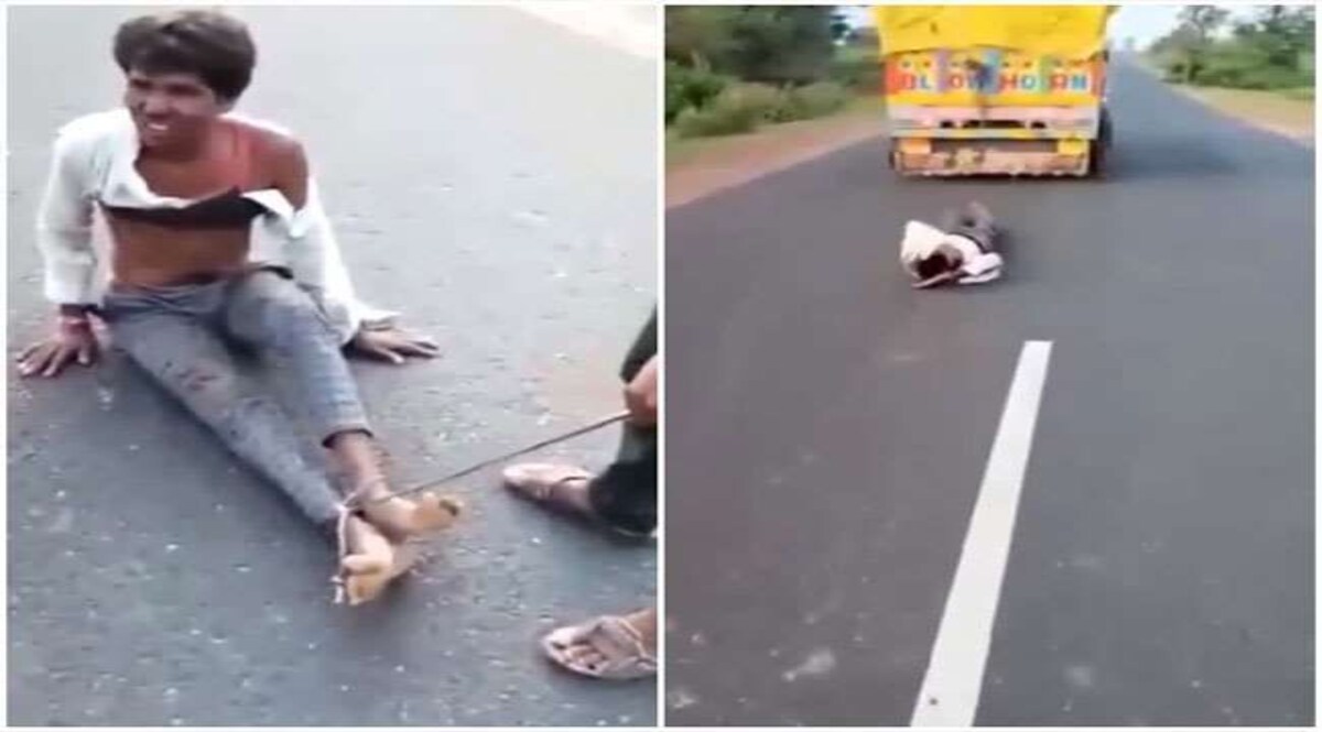 MP में तालिबानी सज़ा : आदिवासी को बेरहमी से पीटा, पैर में रस्सी बांध ट्रक से 100 मीटर घसीटा, मौत CrimeTak