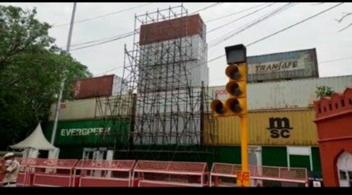 इस बार कंटेनर की दीवार से होगी लाल किले की सुरक्षा CrimeTak