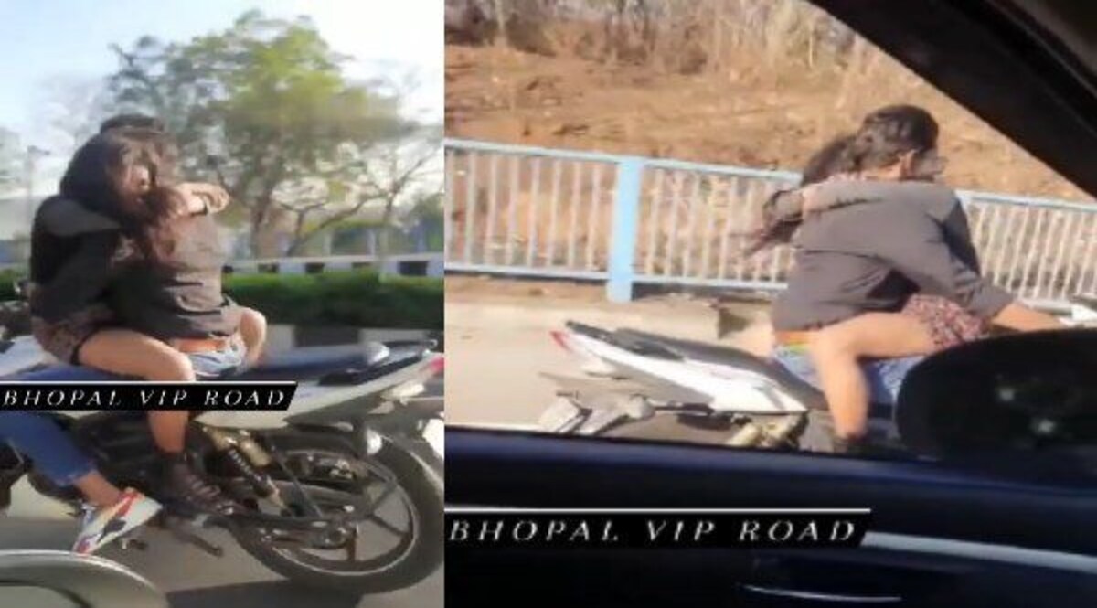 सारी हदों को पार कर भोपाल की सड़कों पर निकले 'इशकज़ादे'! देखें VIDEO CrimeTak