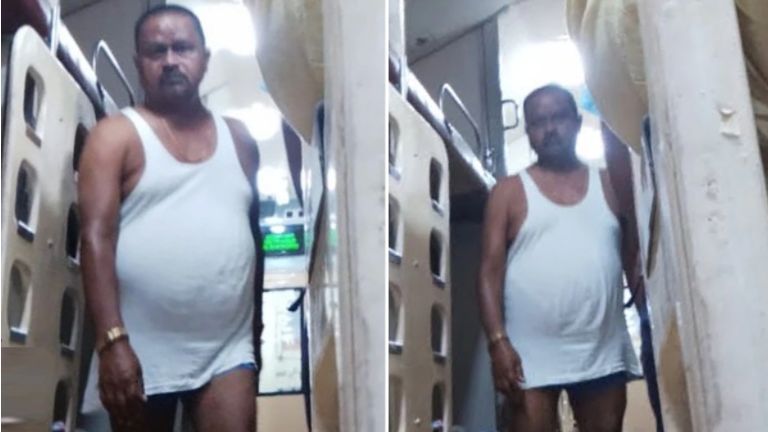 ट्रेन में अंडरवियर पहनकर टहल रहे थे नीतिश कुमार के विधायक,लोगों ने दौड़ाया तो पकड़ा दूसरा डिब्बा ट्रेन में अंडरवियर पहनकर टहल रहे थे नीतिश कुमार के विधायक,लोगों ने दौड़ाया तो पकड़ा दूसरा डिब्बा