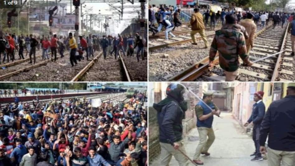 प्रयागराज में छात्र और पुलिस आमने सामने, छात्रों पर लाठियां बरसानेवाले छह पुलिसकर्मी सस्पेंड प्रयागराज में छात्र और पुलिस आमने सामने, छात्रों पर लाठियां बरसानेवाले छह पुलिसकर्मी सस्पेंड