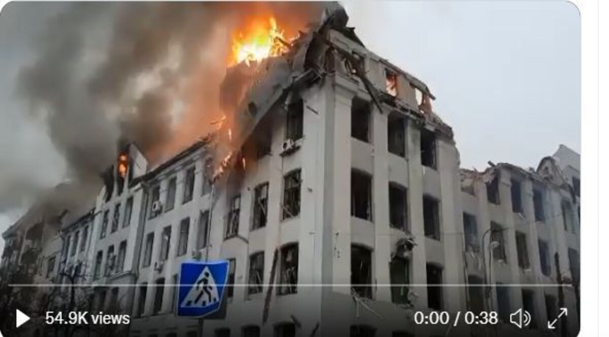 Russia Ukraine War/military acdemy : खौफनाक वीडियो देखे, खारकीव में मिलिट्री अकेडमी पर बरसे रूसी रॉकेट, प्रसृति गृह पर मिसाइल हमला, देखे वीडियो CrimeTak