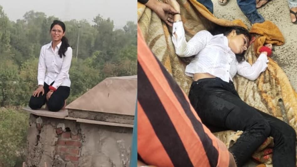 Akshardham Metro Station की छत से छलांग लगाने वाली लड़की की अस्पताल में मौत, देखे VIDEO Akshardham Metro Station की छत से छलांग लगाने वाली लड़की की अस्पताल में मौत, देखे VIDEO