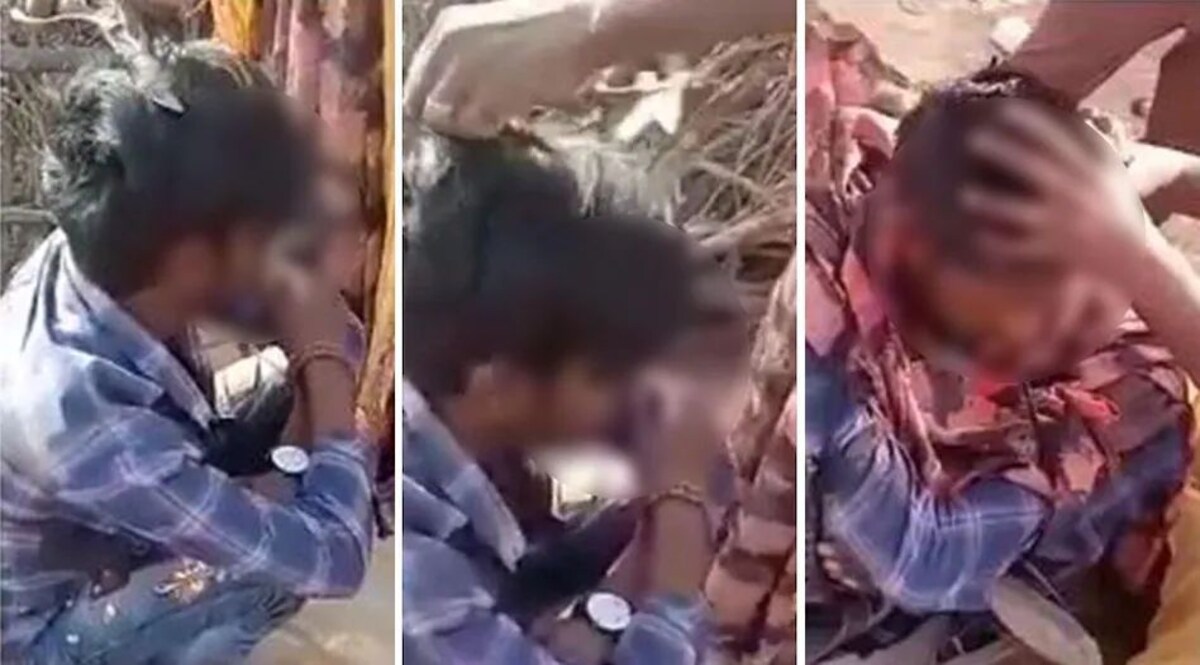 VIRAL VIDEO : 'तूने मेरे घर में क्या देख कर हाथ डाला', फिर कर दिया मुंह काला! CrimeTak