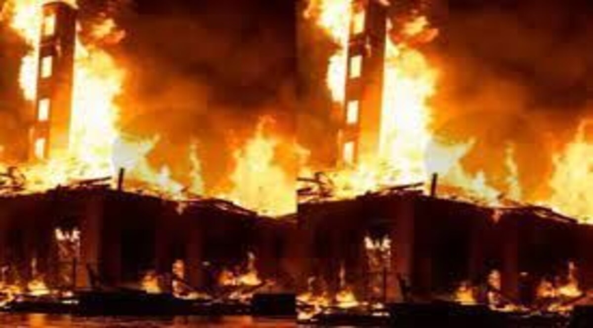 पुलिस कार्रवाई से नाराज था शख्स, गुस्से में लगा दी पुलिस चौकी में आग CrimeTak