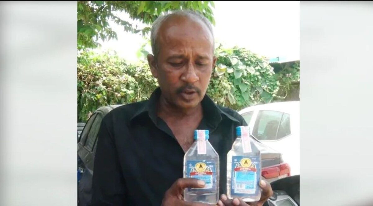 पूरी बोतल पीकर भी फिर भी नहीं चढ़ा नशा, शराबी ने गृहमंत्री से कर दी मिलावट की शिकायत CrimeTak