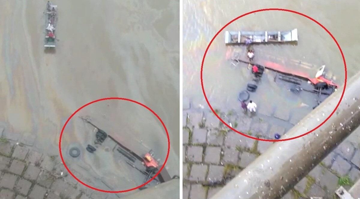 Bus Fell In Narmada River: नर्मदा नदी में रेलिंग तोड़कर पुल से गिरी बस, 13 शव निकाले गए CrimeTak
