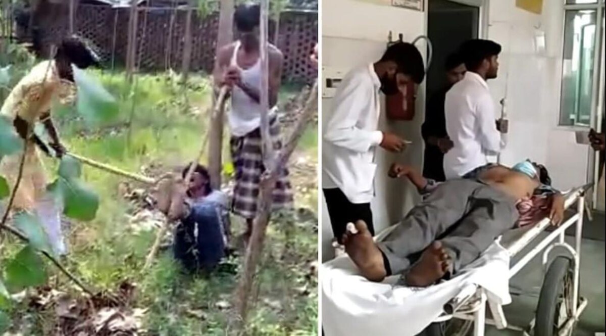 Viral Video: बिजनौर में दी तालिबानी सजा, पड़े से बांधकर युवक को बेरहमी से पीटा गया CrimeTak