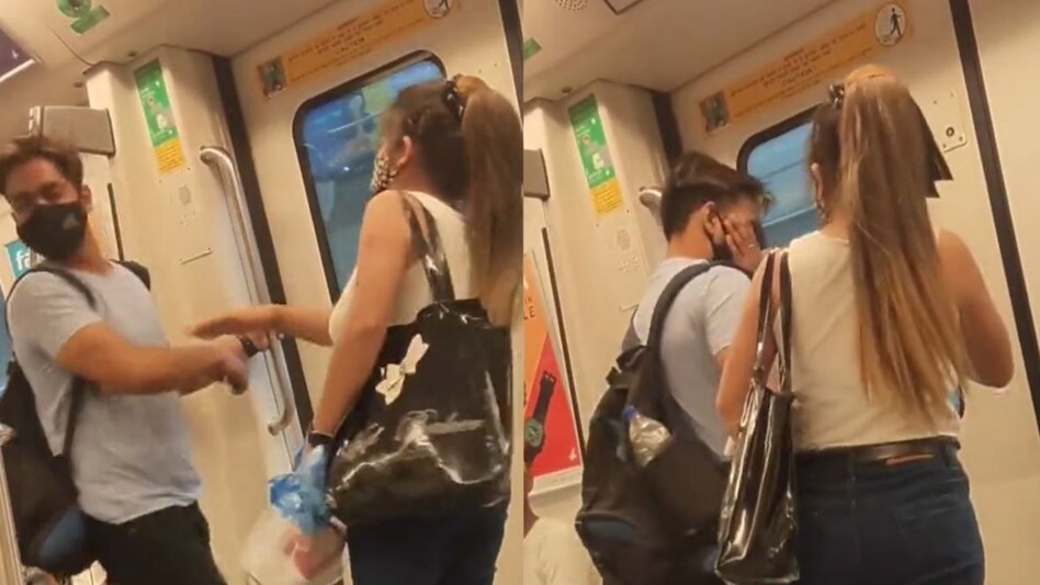 Viral Video : लड़की ने कहा हजार की टी-शर्ट है, बॉयफ्रेंड ने कहा 150 की, इस बात पर लड़की ने जड़े कई थप्पड़ Viral Video : लड़की ने कहा हजार की टी-शर्ट है, बॉयफ्रेंड ने कहा 150 की, इस बात पर लड़की ने जड़े कई ...