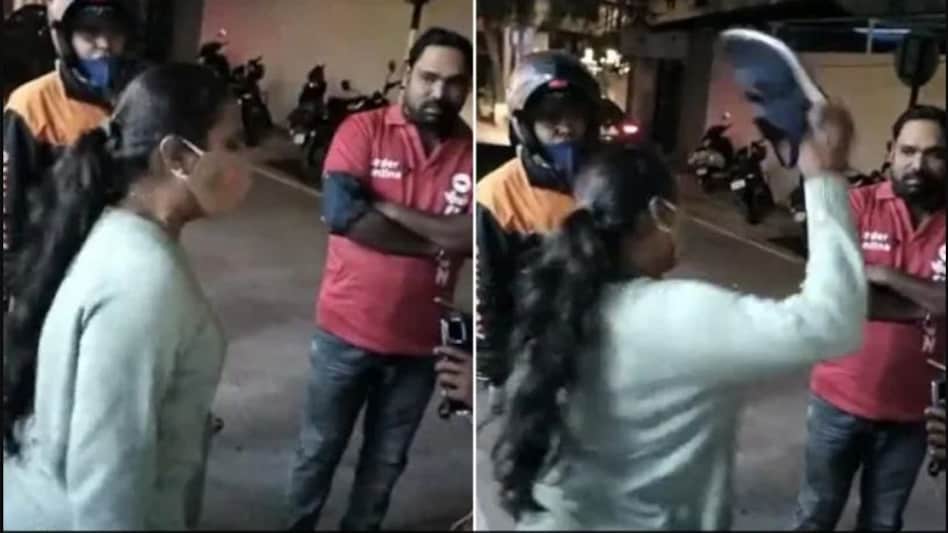 Viral video: जोमैटो डिलीवरी ब्वॉय को महिला ने जूते से पीटा, सोशल मीडिया पर उठी कार्रवाई की मांग Viral video: जोमैटो डिलीवरी ब्वॉय को महिला ने जूते से पीटा, सोशल मीडिया पर उठी कार्रवाई की मांग