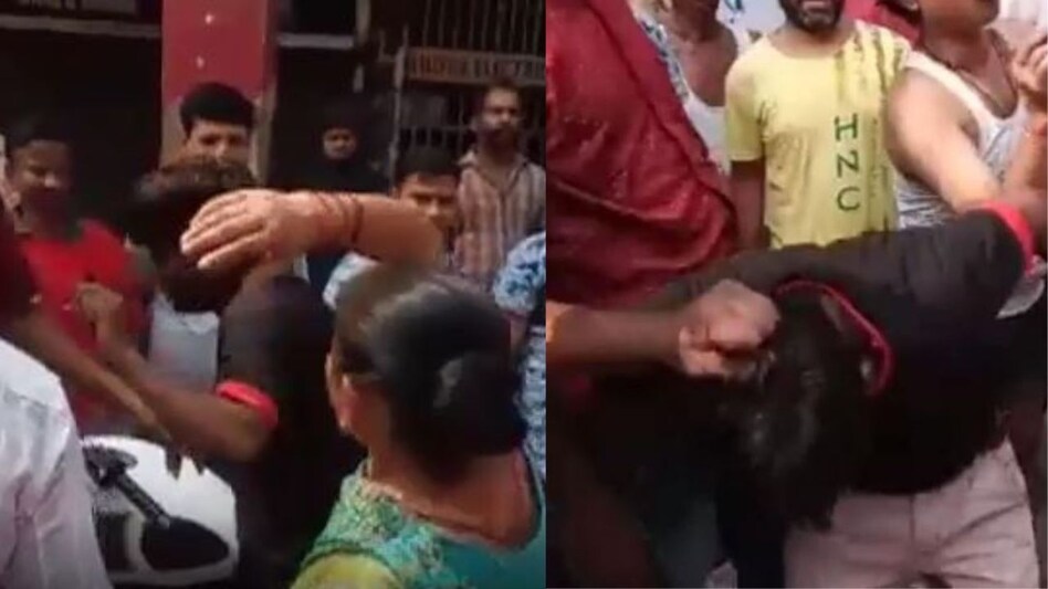 UP Crime: छेड़छाड़ के आरोपी को चालीस सेकेण्ड में पड़े तेईस थप्पड़, लड़की की मां ने पीटा UP Crime: छेड़छाड़ के आरोपी को चालीस सेकेण्ड में पड़े तेईस थप्पड़, लड़की की मां ने पीटा