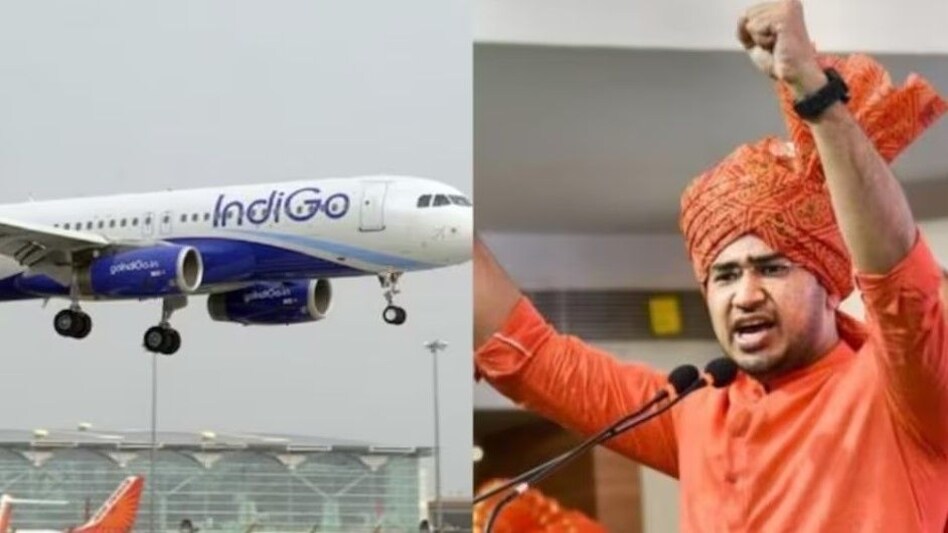 IndiGo Emergency Door : MP तेजस्वी सूर्या ने गलती से इंडिगो प्लेन का खोला था इमरजेंसी डोर : सिंधिया IndiGo Emergency Door : MP तेजस्वी सूर्या ने गलती से इंडिगो प्लेन का खोला था इमरजेंसी डोर : सिंधिया