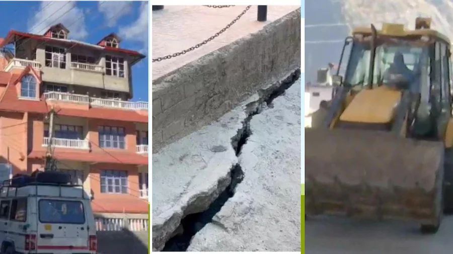 Joshimath crisis: दरारों की चपेट में जोशीमठ, दिल्ली की तर्ज पर नक्शा बनाने से आई तबाही CrimeTak