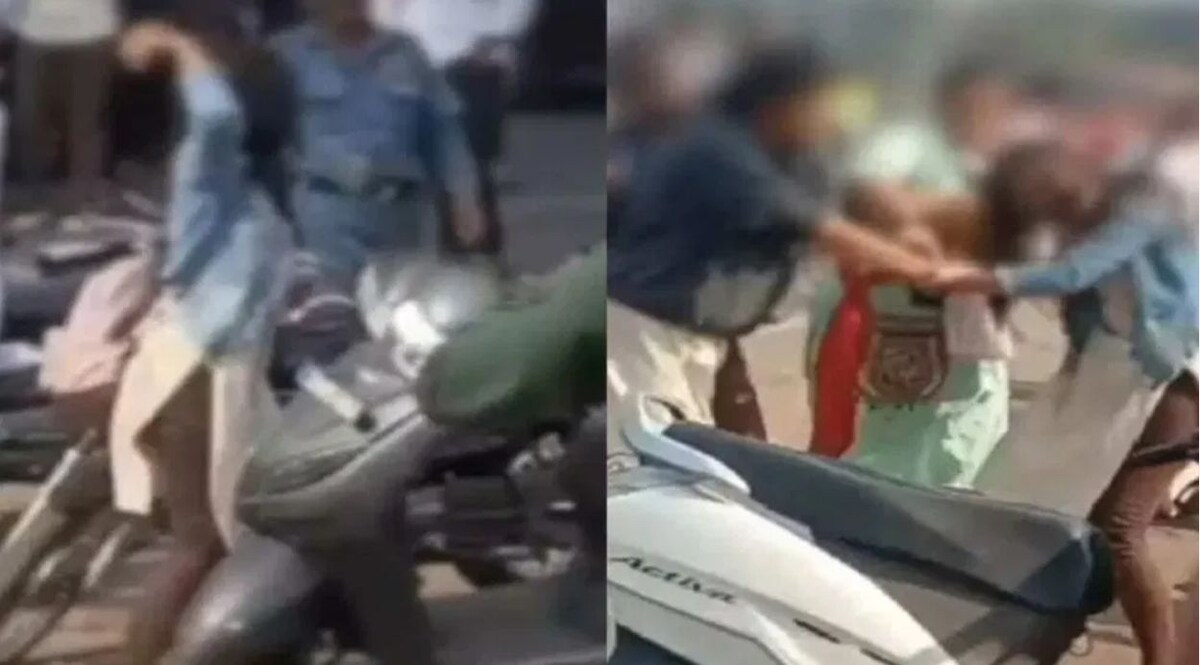 Viral Video: कॉलेज के बाहर लड़कियों का हाई वोल्टेज ड्रामा, चले लात घूंसे, रोड पर फ्री स्टाइल फाइट CrimeTak