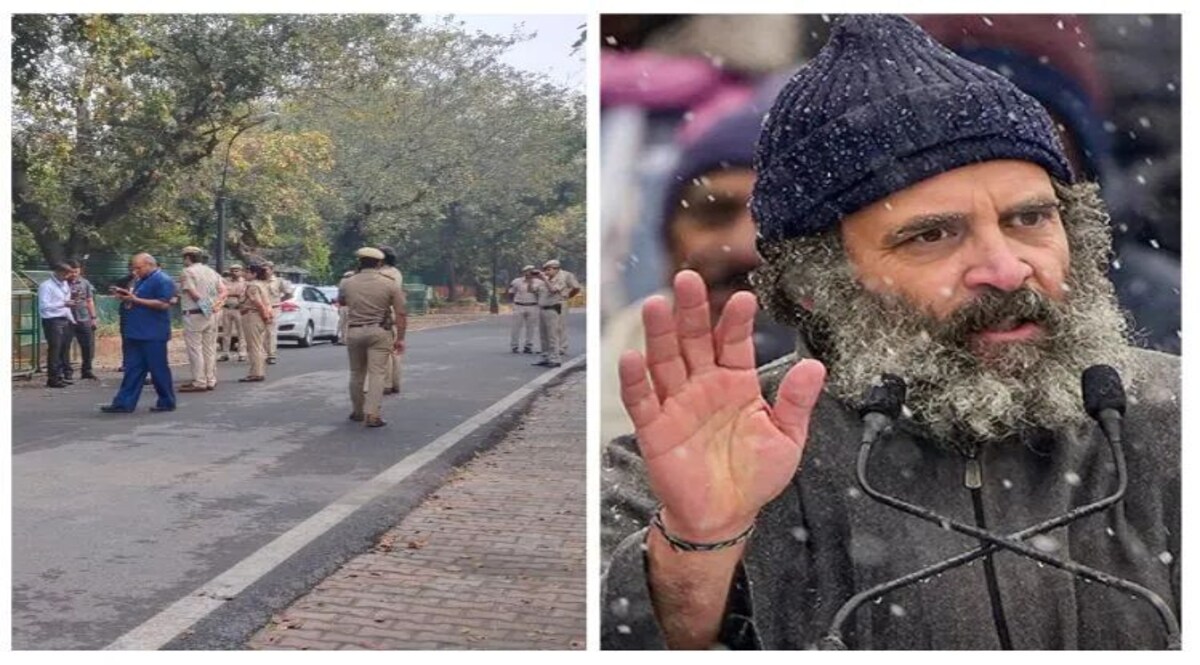 Rahul Gandhi: राहुल गांधी के घर पहुंची दिल्ली पुलिस Social Media