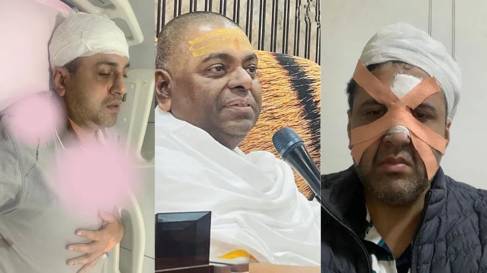 UP Crime News: करौली बाबा संतोष भदौरिया और उनके समर्थकों पर भक्त को पीटने का आरोप, पिता-पत्नी से अभ...