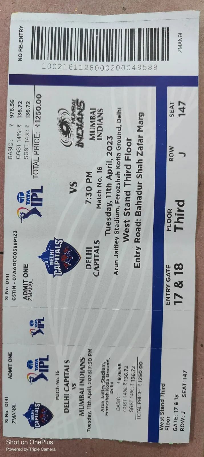 दिल्ली में आईपीएल मैच के फर्जी टिकट बेचने के आरोप में पांच लोग गिरफ्तार