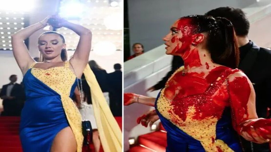 कान्स के रेड कार्पेट पर उसने खेली 'खून' से होली, मच गया हड़कंप, वजह हैरान करने वाली कान्स के रेड कार्पेट पर उसने खेली 'खून' से होली, मच गया हड़कंप, वजह हैरान करने वाली