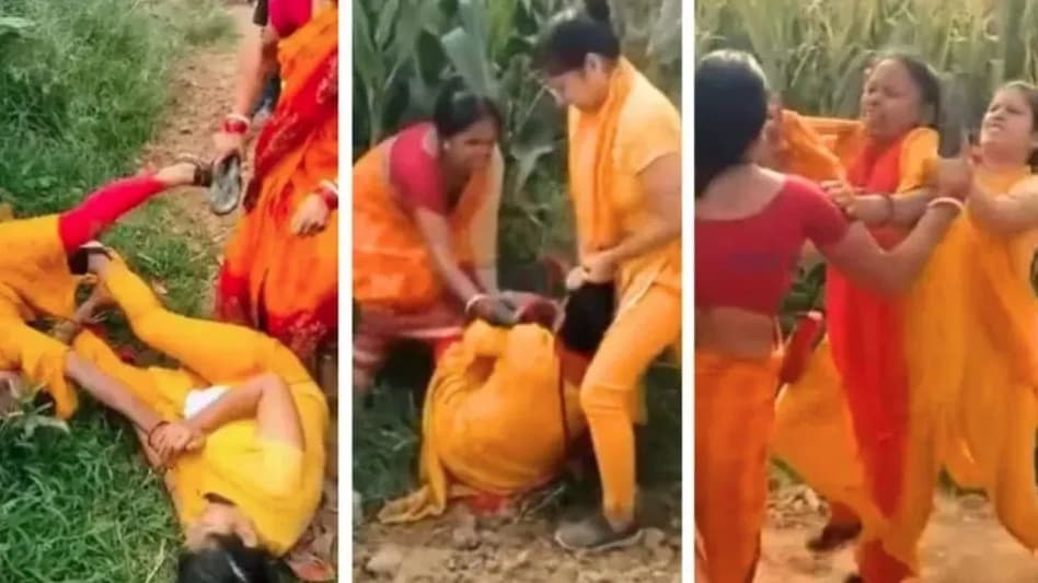 बच्चों ने देखा, हेडमास्टर और टीचरों ने कैसे एक दूसरे के बाल खींचे, चप्पलें मारी, लात घूंसों के बाद लाठी तक चलाई बच्चों ने देखा, हेडमास्टर और टीचरों ने कैसे एक दूसरे के बाल खींचे, चप्पलें मारी, लात घूंसों के बाद ...