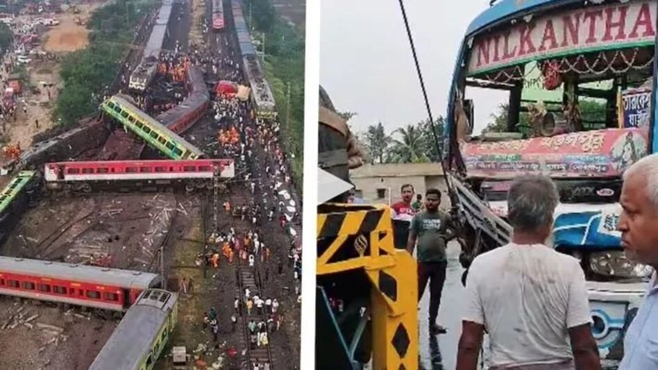 बालासोर हादसे में घायलों को ले जा रही बस का 'एक्सीडेंट', हाईवे पर लगा जाम बालासोर हादसे में घायलों को ले जा रही बस का 'एक्सीडेंट', हाईवे पर लगा जाम