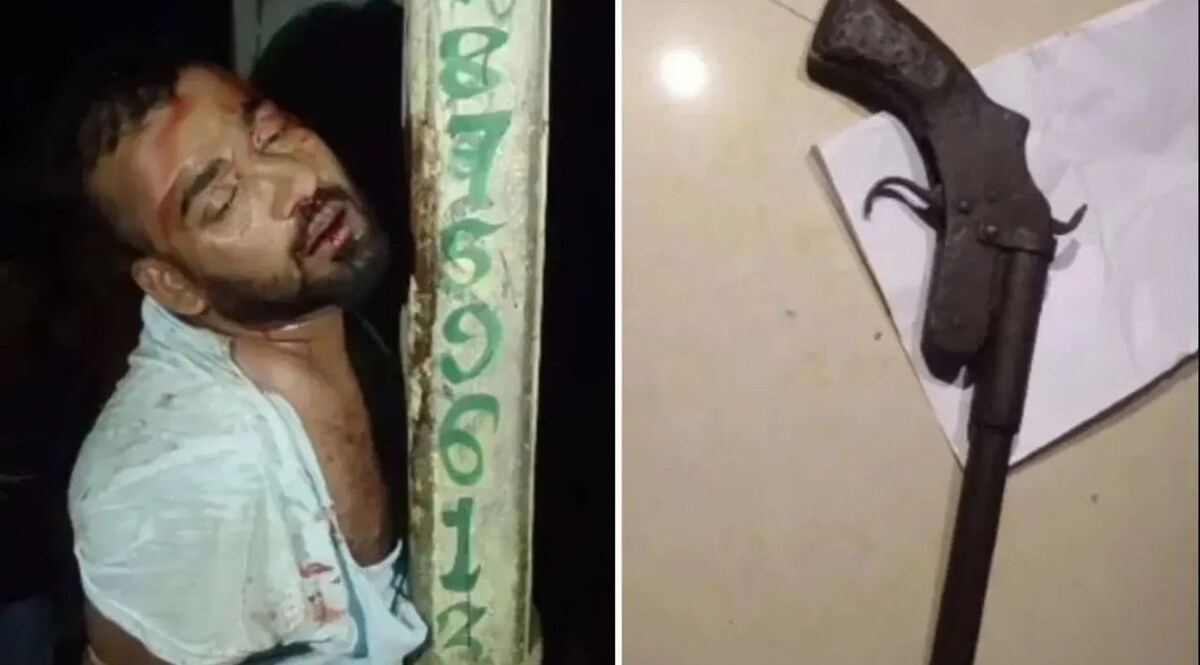 गर्लफ्रेंड को धमकाने बॉयफ्रेंड तमंचा लेकर घर पहुंच, लोगों ने बिजली के खंभे में बांधकर जमकर कर दी धुलाई गर्लफ्रेंड को धमकाने बॉयफ्रेंड तमंचा लेकर घर पहुंच