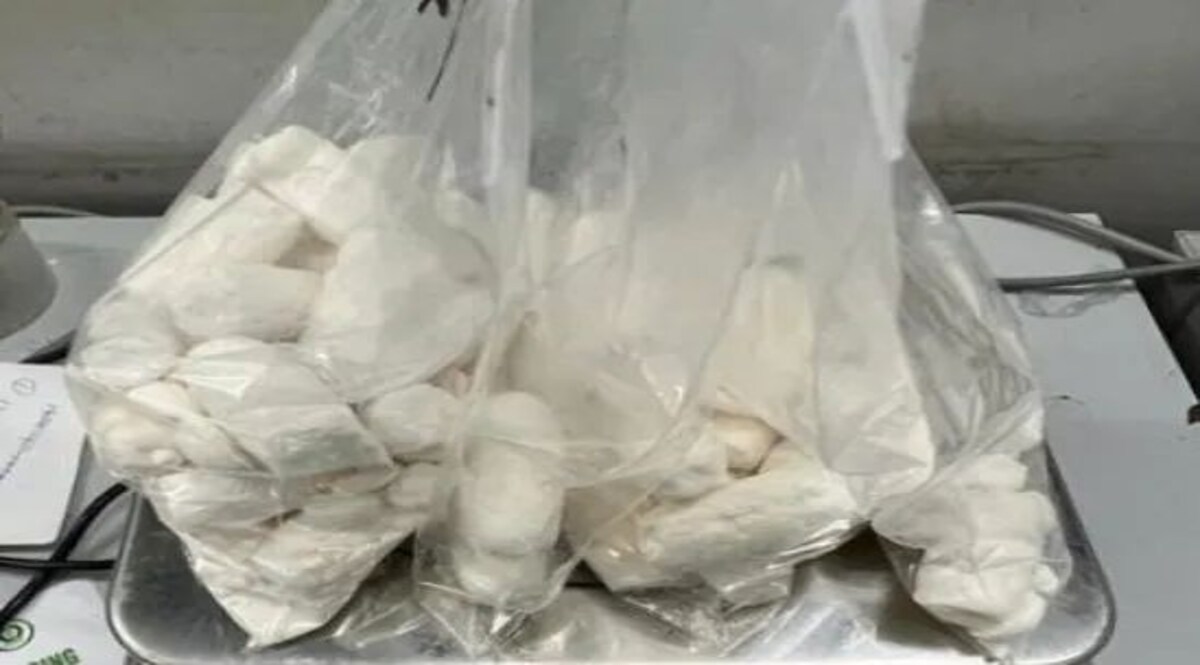 दिल्ली एयरपोर्ट पर पकड़ी गई 14 करोड़ की कोकीन, विदेशी नागरिक गिरफ्तार 14 करोड़ की कोकीन